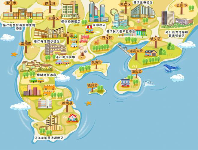 江川手绘地图旅游的艺术指南
